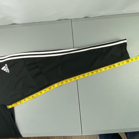 Adidas climacool athletic athleisure black 3 stripe pants sz small - Picture 11 of 14